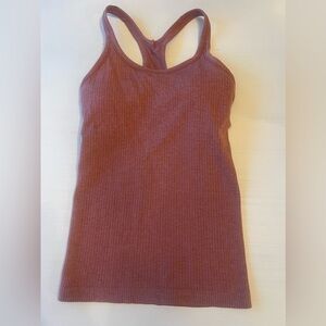 Lululemon Ebb to Street Tank. Excellent condition. Size 4. Spice Chai.